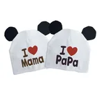 Хлопковые шапки для новорожденных, детские шапки с ушками, реквизит для фотосессии, кружки mr и mrs, детская шапка, аксессуары для мальчиков, шапка для маленьких девочек, детские шапки