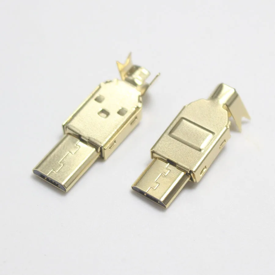4x микро USB 5PIN сварочный Тип золотой разъем зарядное устройство для Samsung Galaxy S7 S8 S9