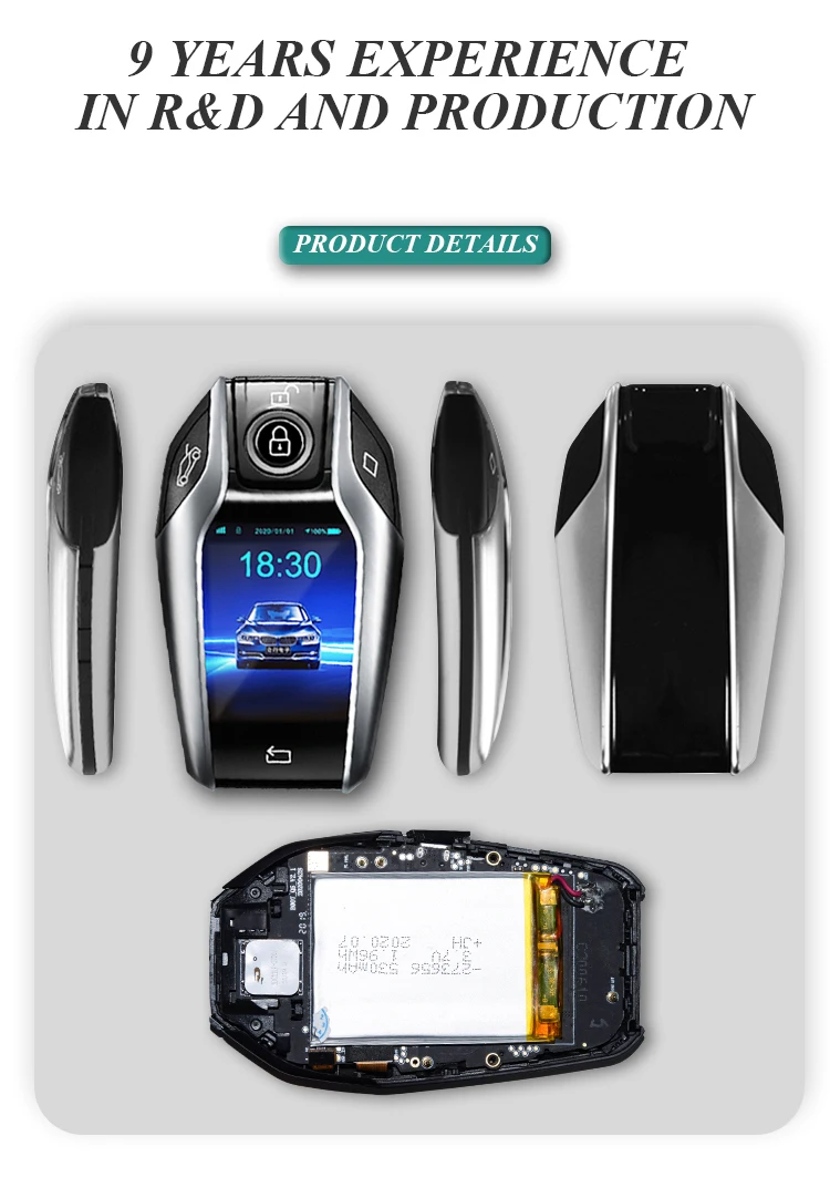 Cardot ЖК сенсорный экран лучший Иммобилайзер Gps Gsm Smart Pke дистанционный стартер