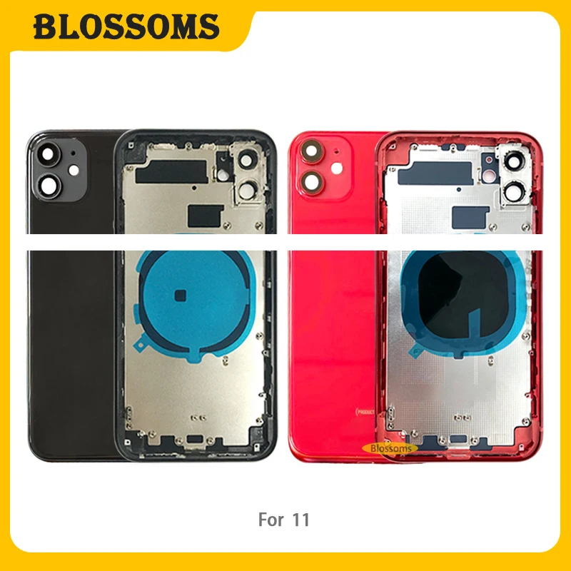 

Высококачественная задняя крышка AAA для iphone 11 / 11pro 11 Pro Max, Крышка корпуса, задняя дверь, шасси, средняя рамка с задним стеклом + инструмент