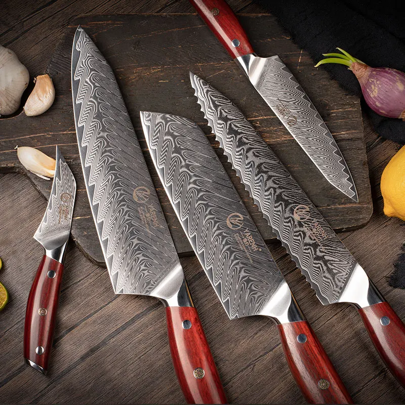 Многофункциональные кухонные ножи Yarenh профессиональные инструменты для