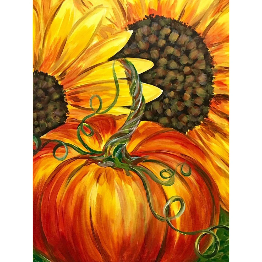 Алмазная вышивка цветок Подсолнух полная квадратная картина День благодарения