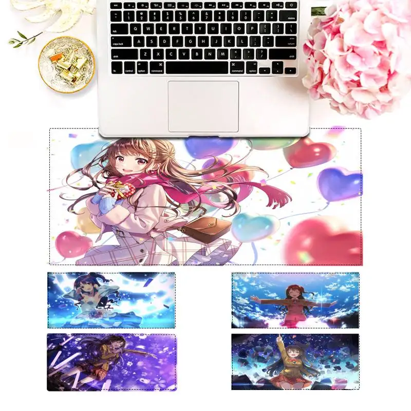 

New Products THE iDOLMSTER Uzuki Shimamura Gaming MousePad Large Big Mouse Mat Desktop Mat Computer Mouse pad For Overwatch