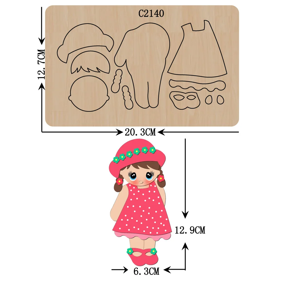 Новые деревянные штампы для скрапбукинга C2140 | Дом и сад