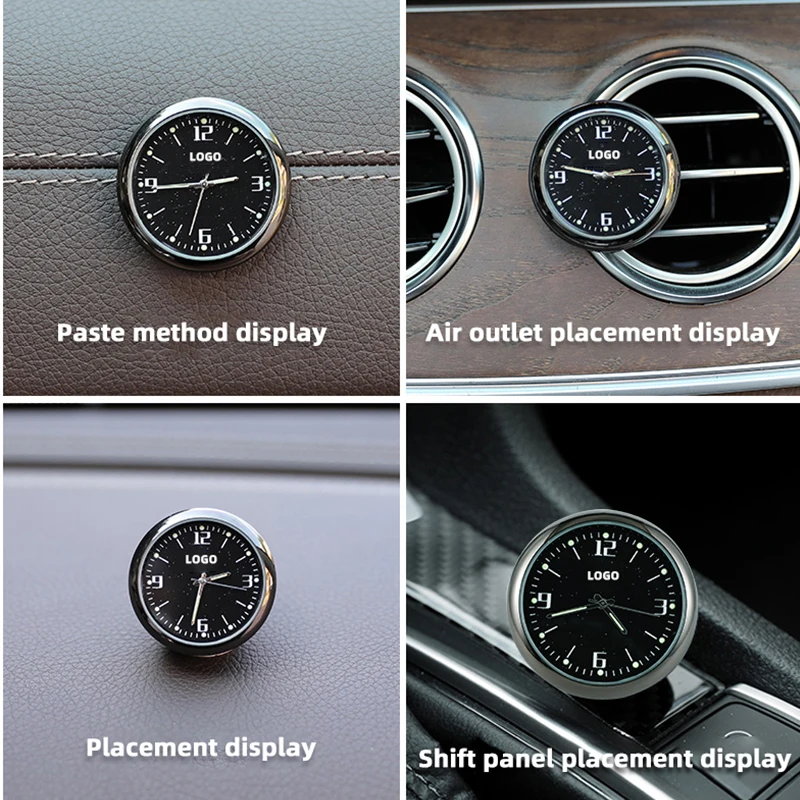 

Car clock style Watch Indoor Automobiles sticker Watch decoration Accessories For Audi BMW Nissan Peugeot Hyundai Ford Honda Kia