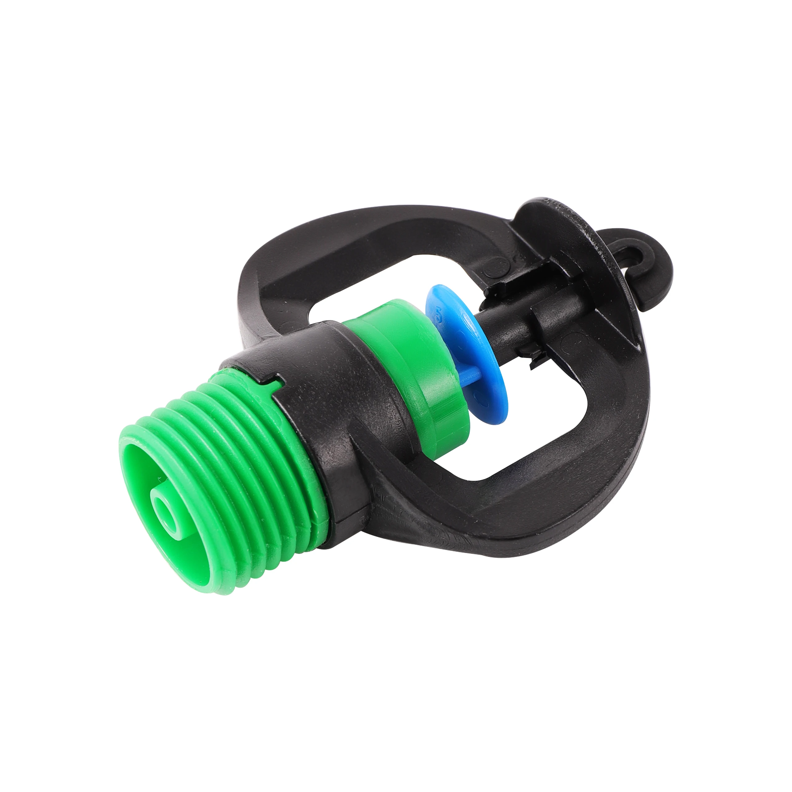 Aspersores de refracci&oacute;n de rotaci&oacute;n autom&aacute;tica, rosca macho de 360 "para huerto, flores, c&eacute;sped, verduras, boquilla de riego, 50 Uds.-5