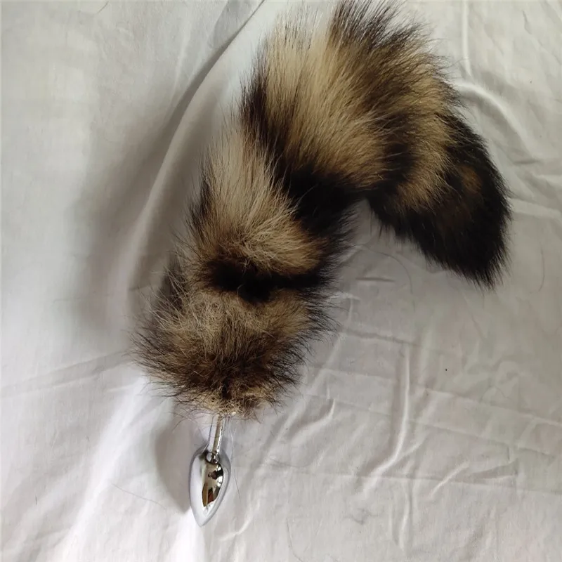 Водная сука хвост Зубр енота Косплей Опора анальный задний двор игрушки пара