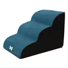 Переносная Нескользящая лестница для домашних питомцев, 3 уровня, из пены, высокая плотность, лестница для кошек и собак