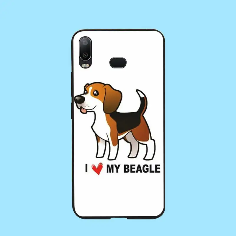

HPCHCJHM I love my Beagle Dogs Soft Silicone TPU Phone Cover For Samsung A10 A20 A30 A40 A50 A70 A71 A51 A6 A8 2018