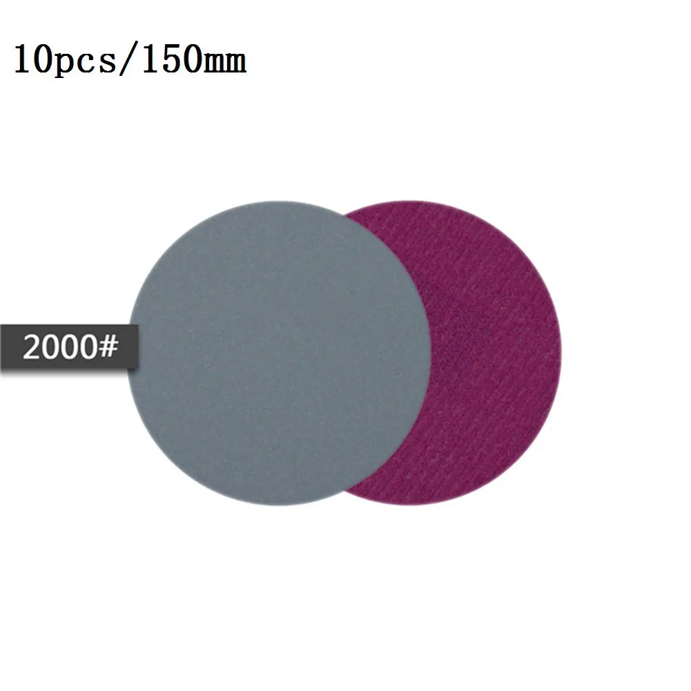 

Wet And Dry Sandpapers 1000-2500# 10Pcs 150mm 6inch Sanding Discs Sandpaper