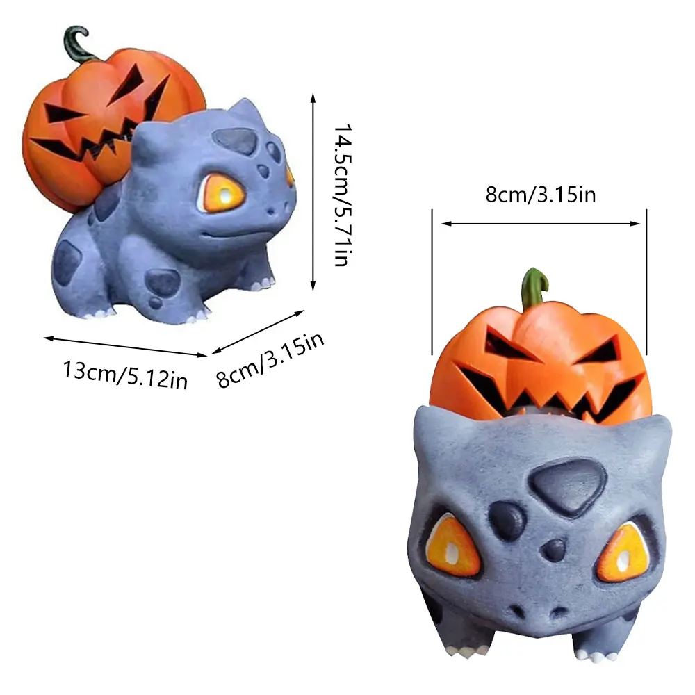 Новая Хэллоуин Тыква замечательная фотолампа украшение Дракон 3D верхняя съемное