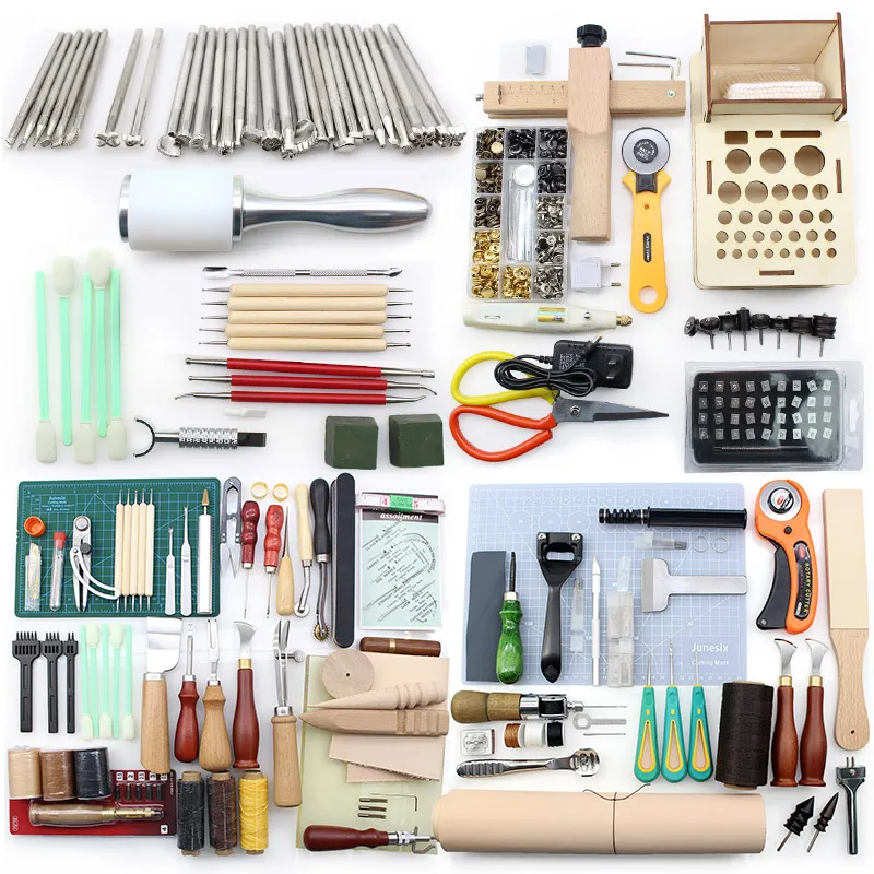 Набор инструментов для работы с кожей набор изготовления седла перфоратор