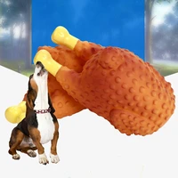 simulation roast chicken toys bite resistant dog toy pet training interactive sounding toys puppy chew dogs biting squeak toy