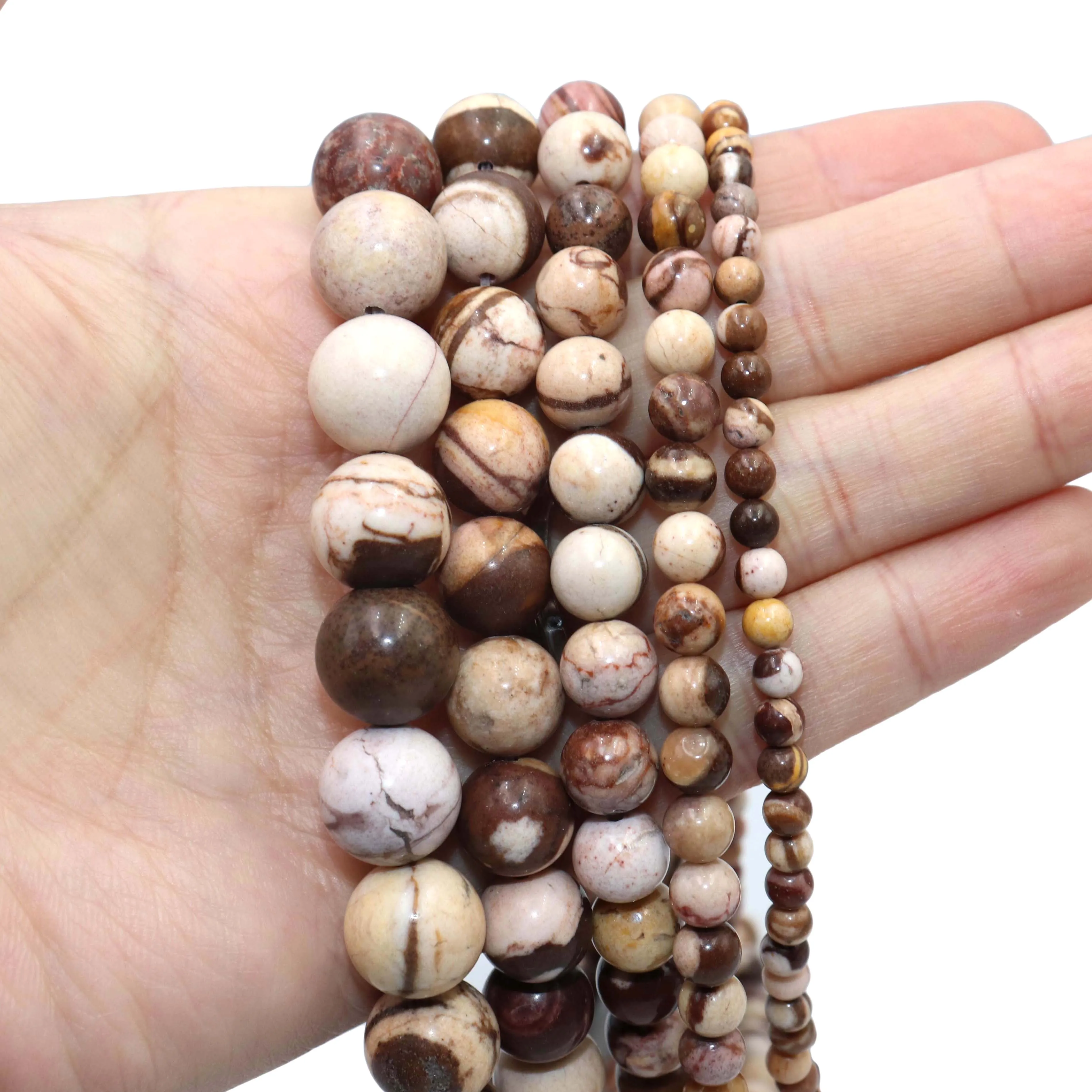 Бесплатная доставка натуральный камень австралийская Зебра Jaspers Камень круглые