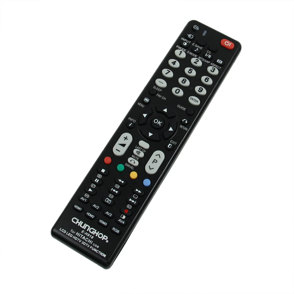 

Universal New Remote Control E-H918 For Hitachi Use LCD LED HDTV 3DTV Function E56B