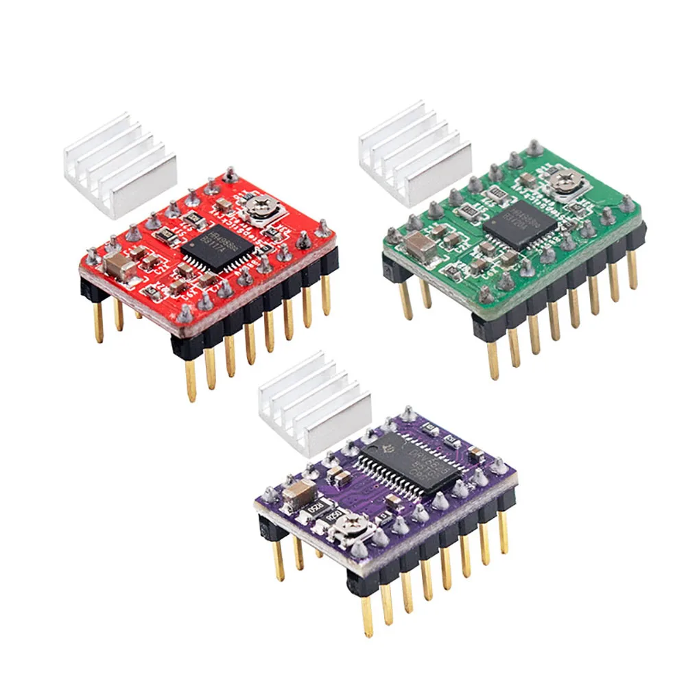 Запчасти для 3D принтера StepStick A4988 DRV8825 драйвер шагового двигателя с радиатором Reprap