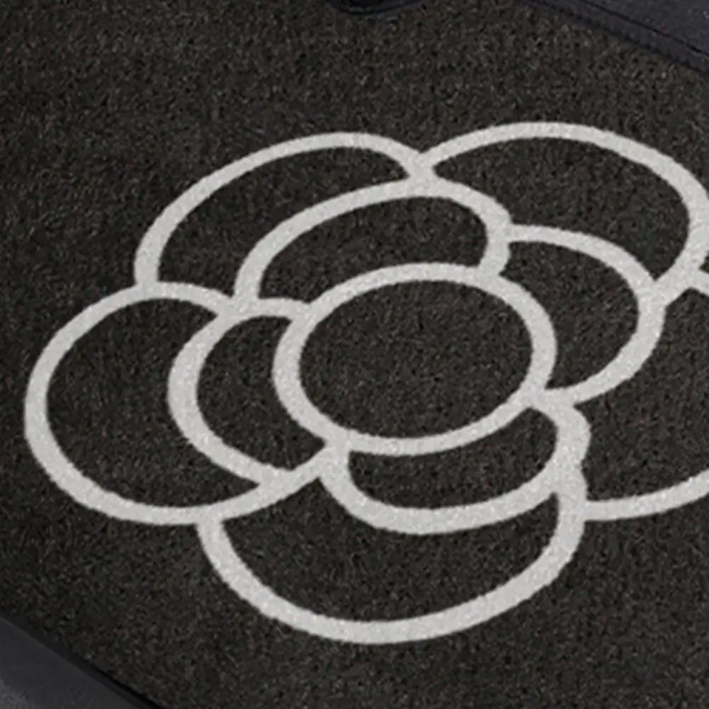 

Universal Car Mat Exquisite Workmanship Non-slip Dirt-proof Camellia Rear Car Floor Mat for Driver Car Accessories