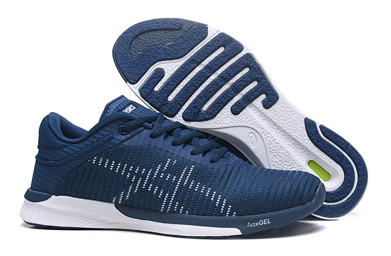 Fuzex blue-white ASICS Fuzex Rush Adapt спортивная обувь для мужчин кроссовки ASICS спортивная обувь кроссовки для улицы Walkng бега - Цвет: Fuzex blue-white