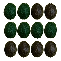 12pcs novelty stress ball avocado pinch toy decompression stress relief fun toy high quality washing resistance fun toy for kids