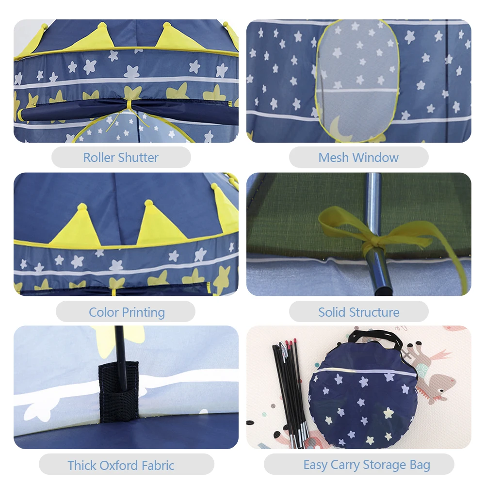 Палатка детская складная палатка-замок Детская игровая палатка портативная