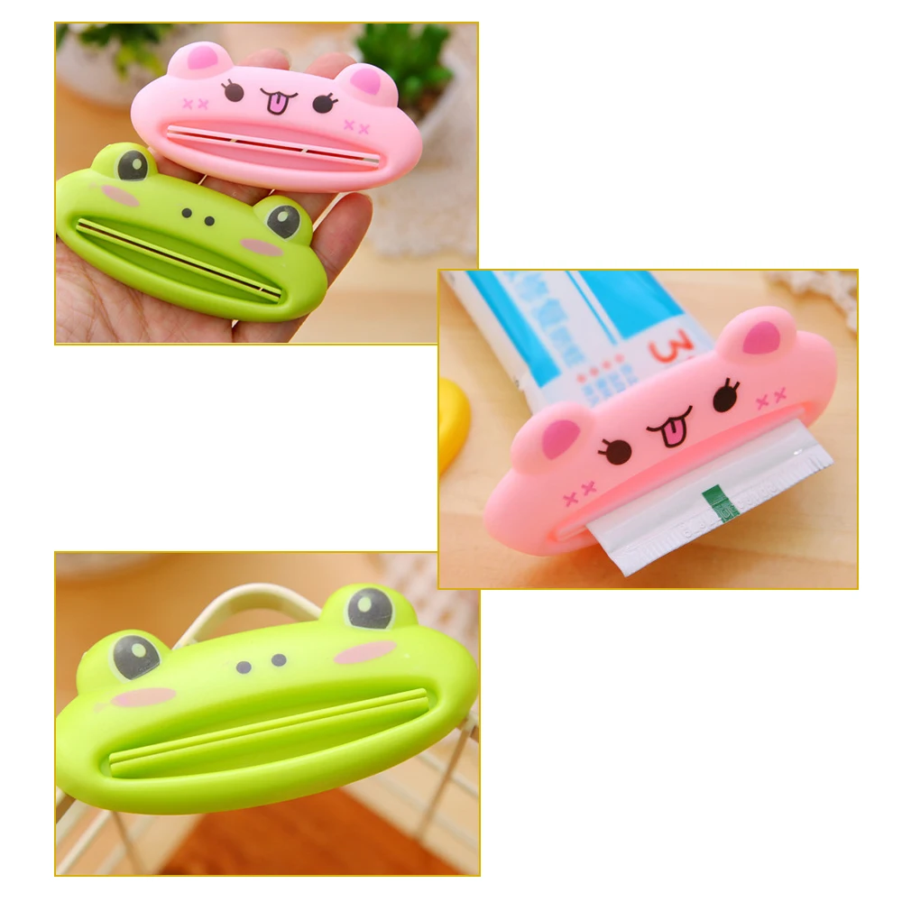 Креативный милый животный домашний держатель для зубной пасты соковыжималка