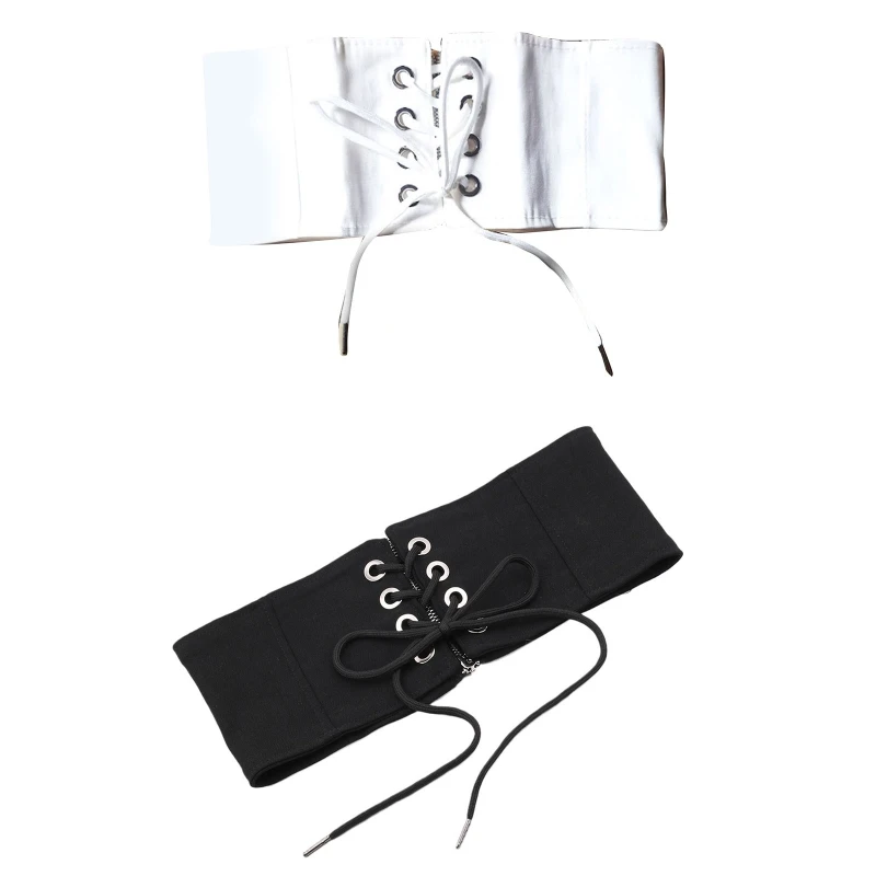 

Elegant Solid Color Waist Trainer Women Corset Cincher Body Shaper Girdle Trimmer Extender Streetwear Waist Decorations