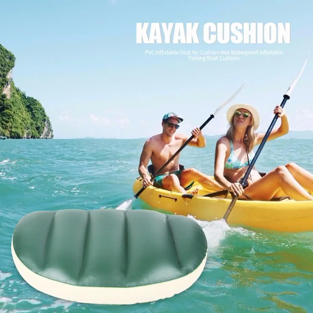 

Pvc Inflatable Seat Air Cushion Durable Outdoor Fishing Boat Kayak Cushion Suitable for All Kinds of Inflatable Boats 55x35x10cm