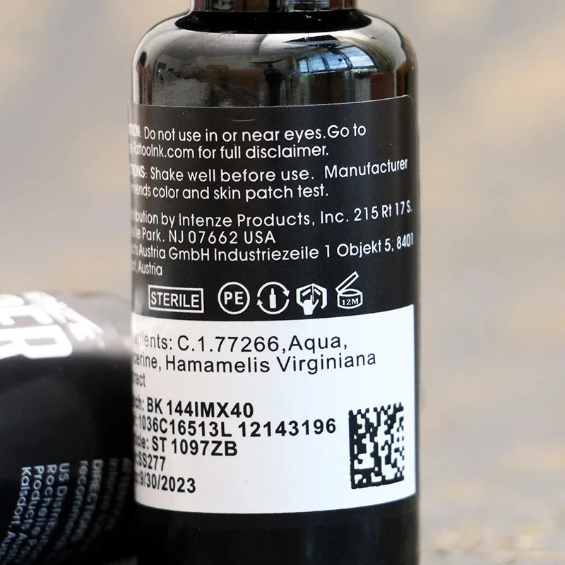 Профессиональные пигментные чернила 35 мл/бутылка безопасные полуперманентные