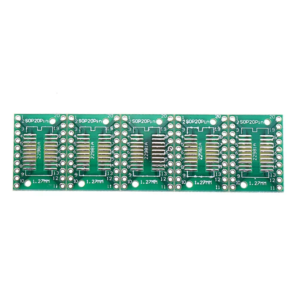 25 шт. набором плат PCB SOP8/SOP10/SOP20 SMD для Соединительная плата типа DIP 0 65 мм/1 27 мм вывод