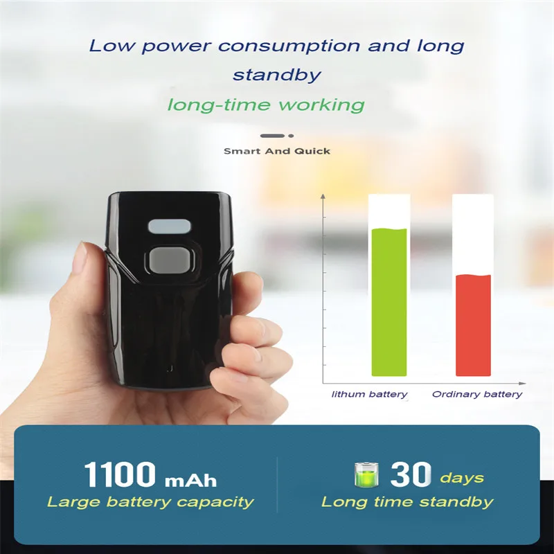 Новый портативный сканер штрих-кода экономичный Bluetooth 1D CCD 2D считыватель