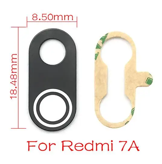 Redmi 7A 2 шт./партия, задняя камера стеклянная линза с клеем для Xiao mi Red mi 7 7A S2 5A 6A Note 6 7 K20 Pro для Xiaomi mi 9T Замена - Цвет: Redmi 7A