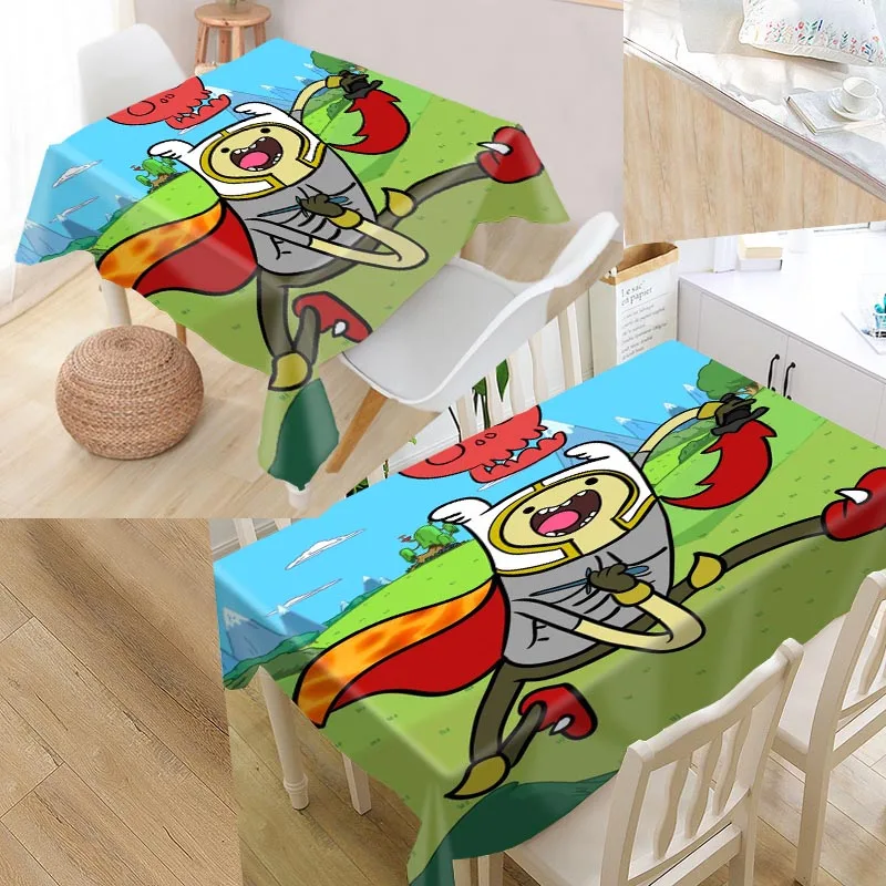 Приключение времени скатерть для стола искусственная прямоугольная
