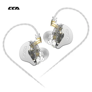 cca cra hanging in ear wired hifi headset monitor headphones noice cancelling sport gamer earbuds earphones kz zex pro nra ca4 free global shipping
