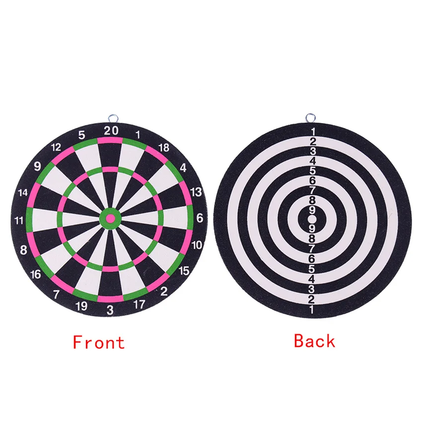 1 Set 16cm Double Sided Dart Board Darts Game Perfect For Adult Indoor Fitness Kids Decoration Toy | Спорт и развлечения
