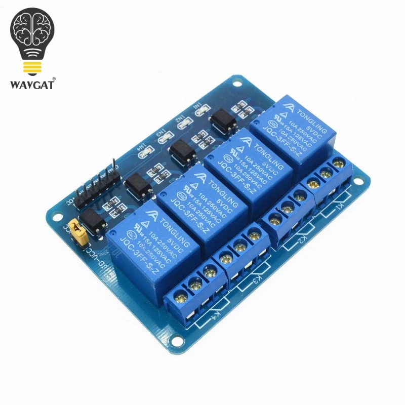 4 Канальный Релейный модуль экран для Arduino ARM PIC AVR DSP Electronic 5 в канала Relay.4 road В