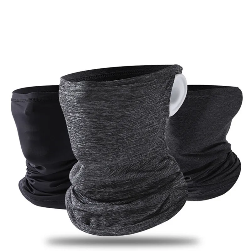 

Summer Ice Silk Sun Block Face Mask Neck Ring Scarf for Men Women Elastic Breathable Outdoor Cycling CS Masked Kerchief Headband