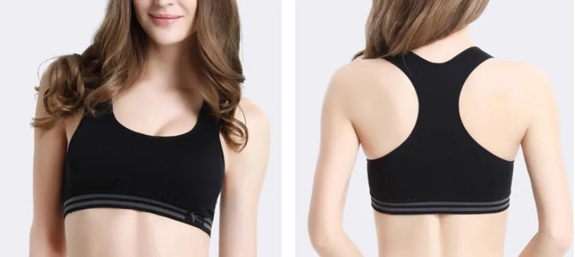 

Women's seamless Bra No pad Brassiere Underwear chest sleep yoga sports bra vest Big Size Top Cotton Bralette