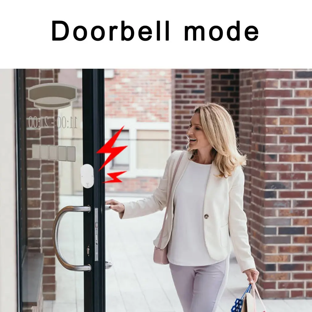 

Wireless Door Alarm With Remote Control Windows Open Alarm Home Security Sensor Pool Alarm For Kids Safety Anti-Theft