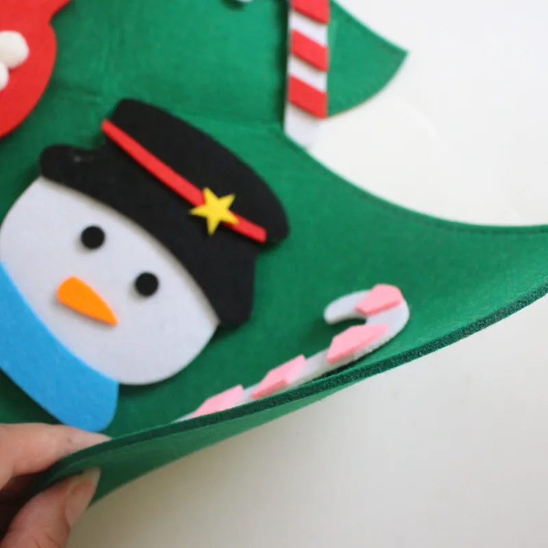 Новые рождественские украшения DIY Войлок Рождественская елка и Новогодние