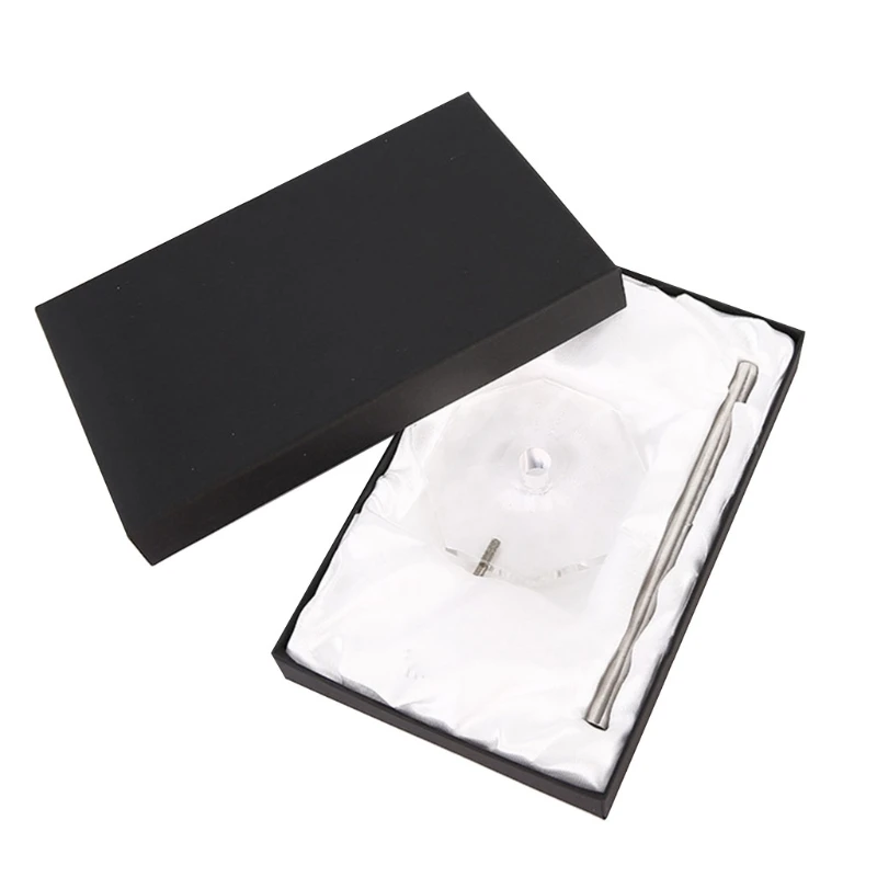 

Clear Glass Crystal Prism Photography Glass Prism Film Glass Special-shaped Glass Dia 80mm/3.14inches Professional