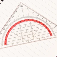1 pc triangle scale rulers multi function square engineering ruler stationery office students protractor measurement rulers 15cm