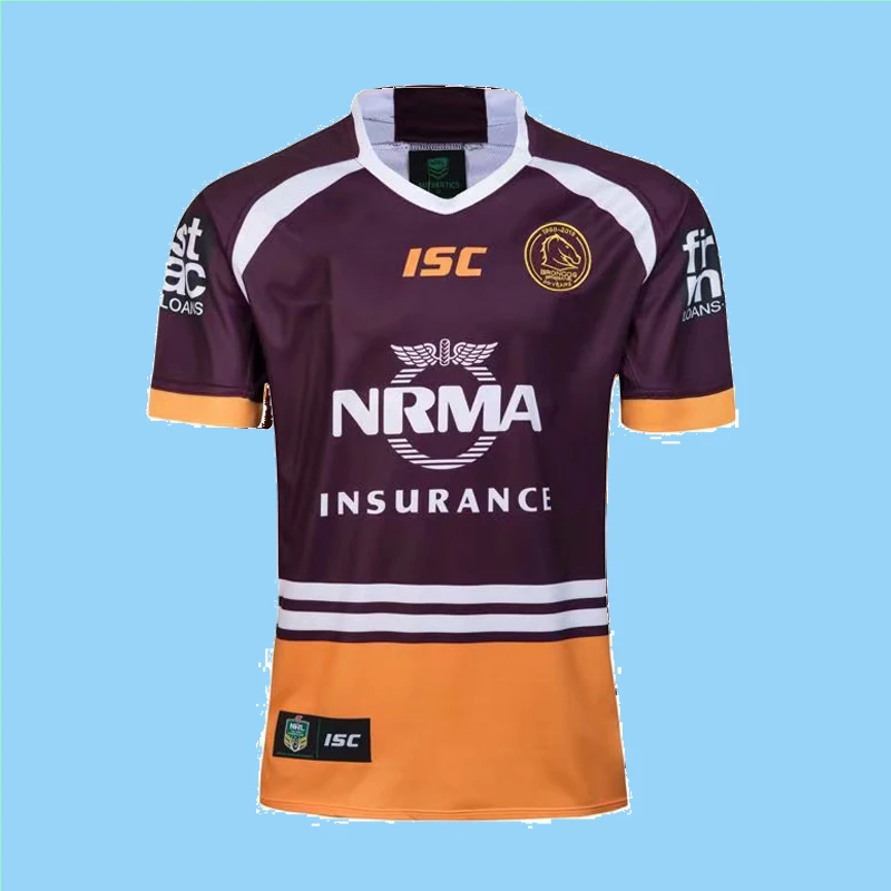 

18-19 Australian Brisbane Broncos Rugby Retro Jersey