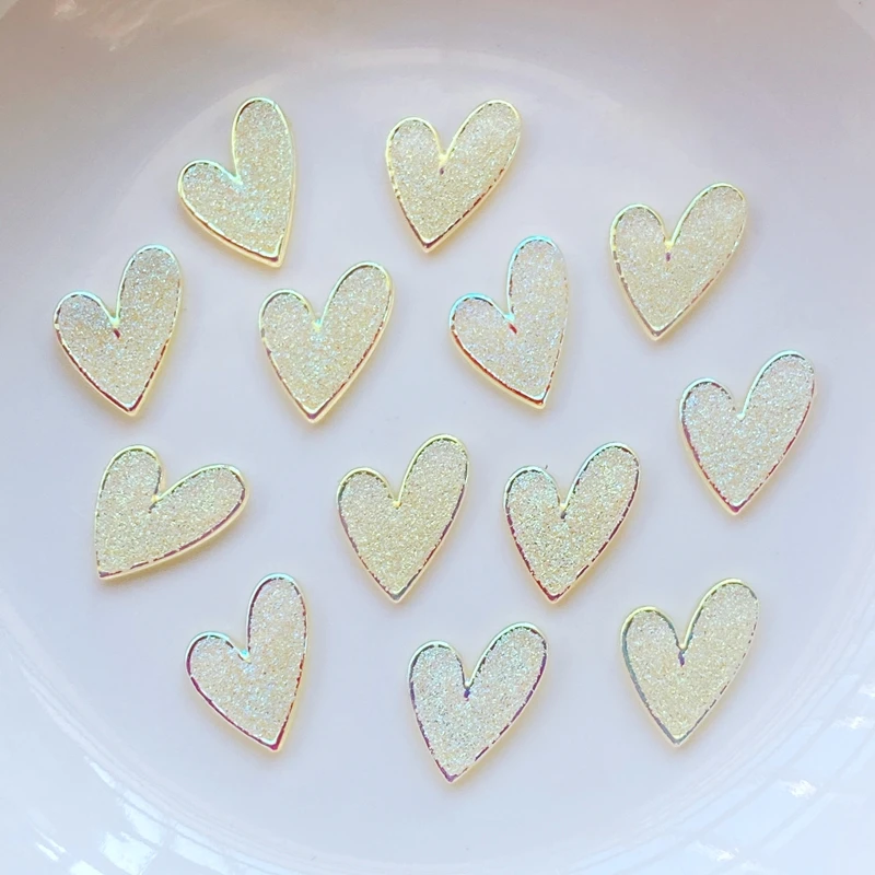 

50 шт. Мини фигурки сердца из канифоли TSXJY