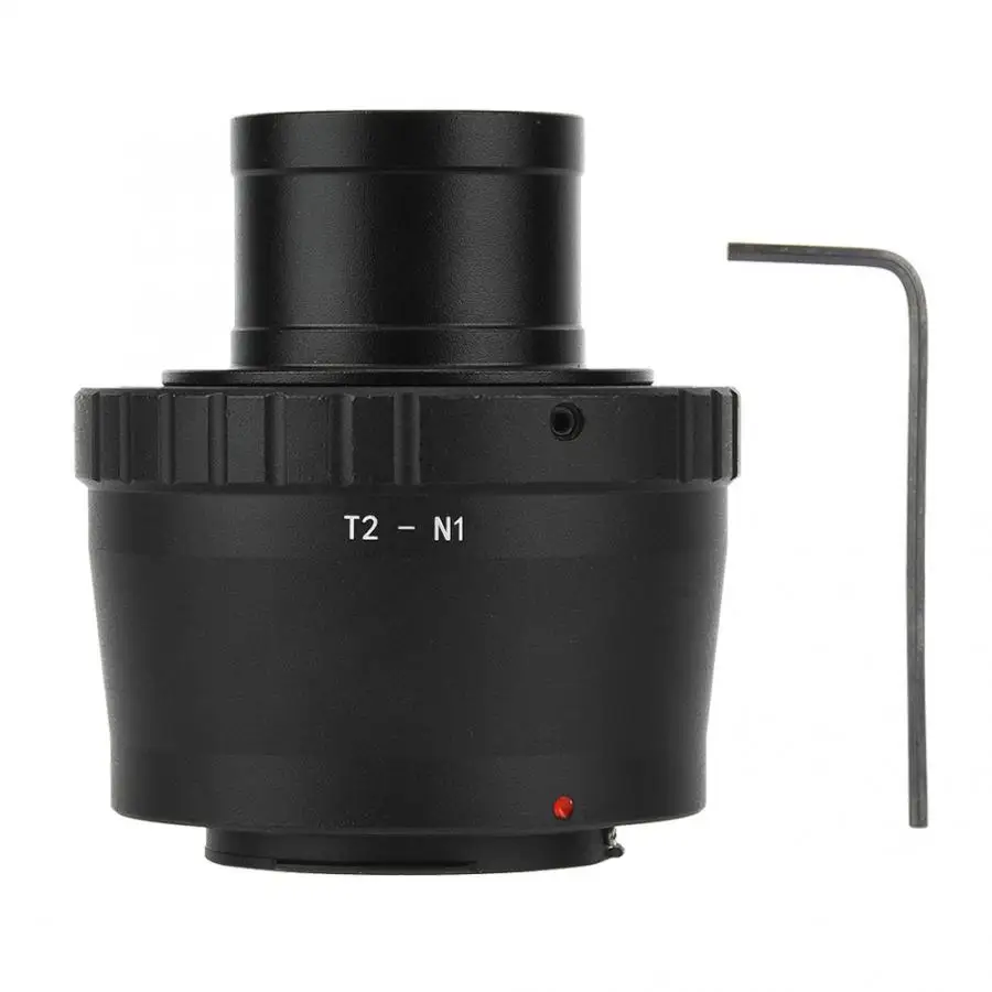 

T2-N1 1.25inch Telescope To for Nikon N1 Series V1 V2 V3 J1 J2 J3 J4 J5 DSLR Cameras Aluminium Alloy Mount Adapter Ring
