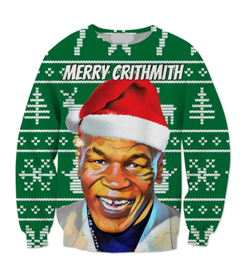 2019 уродливые Рождественский свитер для мужчин и женщин осень зима пуловер