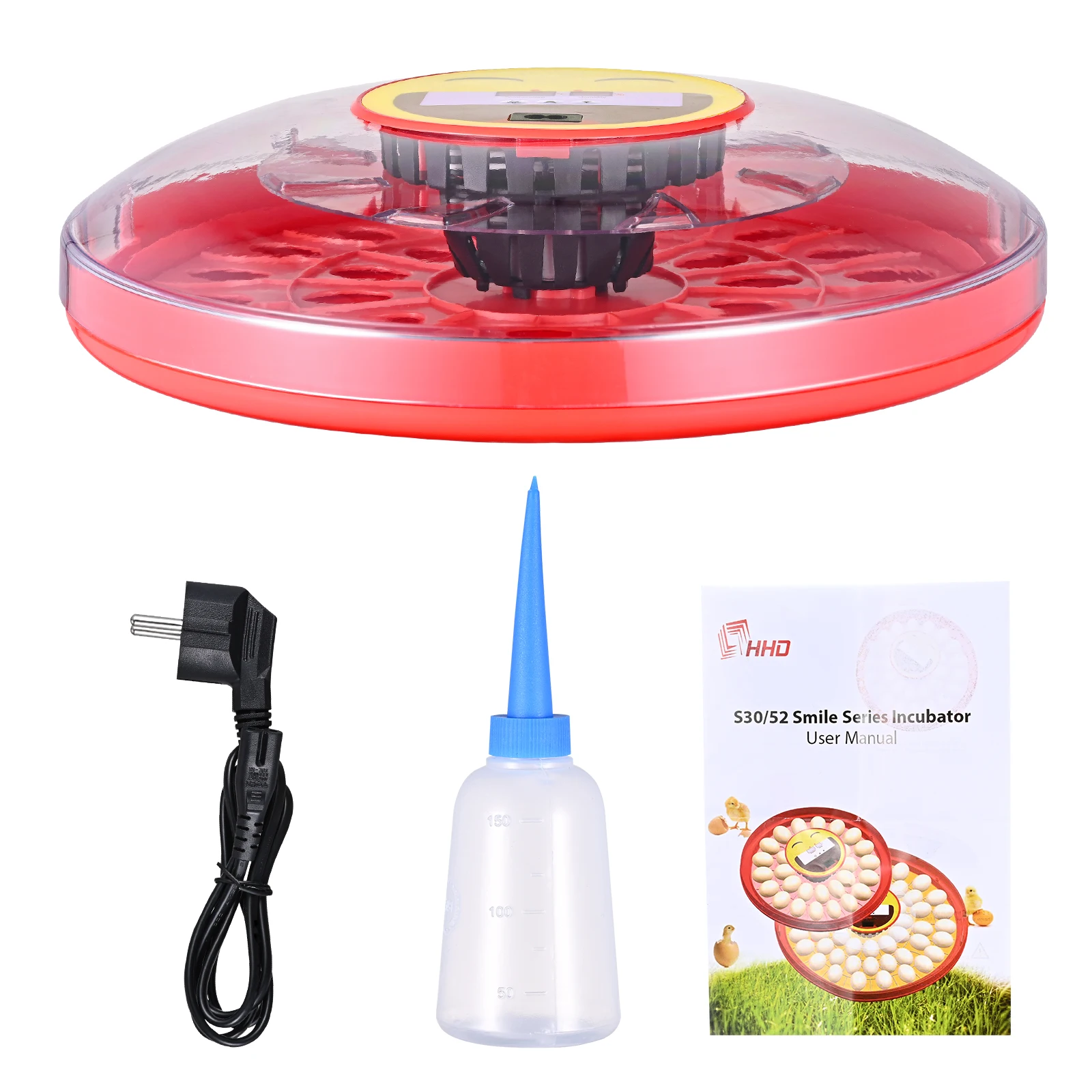 

30 Digital Egg Incubator Turner With Automatic Temperature Regulation For Chickens With Egg Tray For Chicken, Ducks, EU Plug