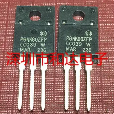 

Бесплатная доставка 20 шт. STP6NK60ZFP P6NK60ZFP TO-220F 600V 6A
