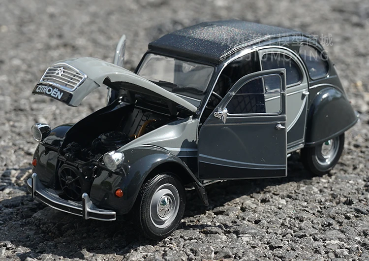 Популярная модель автомобиля из сплава Citroen 2CV6 Charleston 1:24 Классическая игрушечная