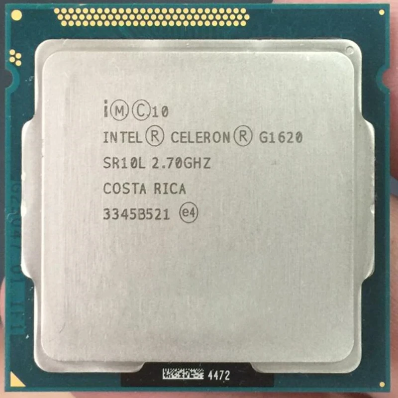 Процессор Intel Celeron G1620 ПК настольный компьютер процессор 2 м кэш 2,7 ГГц 55 Вт двухъядерный процессор LGA 1155 протестированный рабочий