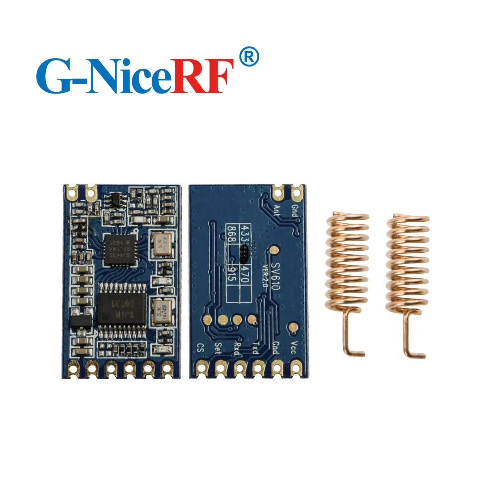 Сетчатые Модули приемопередатчика сетевого интерфейса TTL 2 шт./лот SV610-Mesh 868/915 МГц |